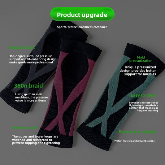 Sports Compression Leg Sleeves for Basketball, Running, and Cycling